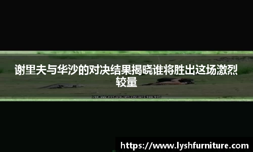 谢里夫与华沙的对决结果揭晓谁将胜出这场激烈较量